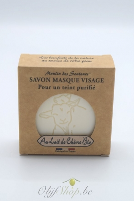 Biologische geitenmelk maskerzeep 100 gram - vaste zeep